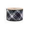 LaRibbons 2 1/2" Wired Ribbon | Black White Bias Plaid | 10 Yard Roll